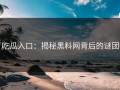 吃瓜入口：揭秘黑料网背后的谜团